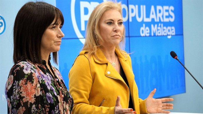 Carolina España y Ruth Sarabia. PP Málaga