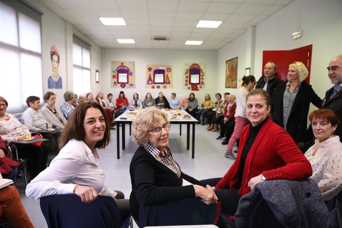 Manuela Carmena, Celia Mayer y Esther Gómez