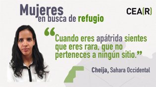 mujeres refugiadas