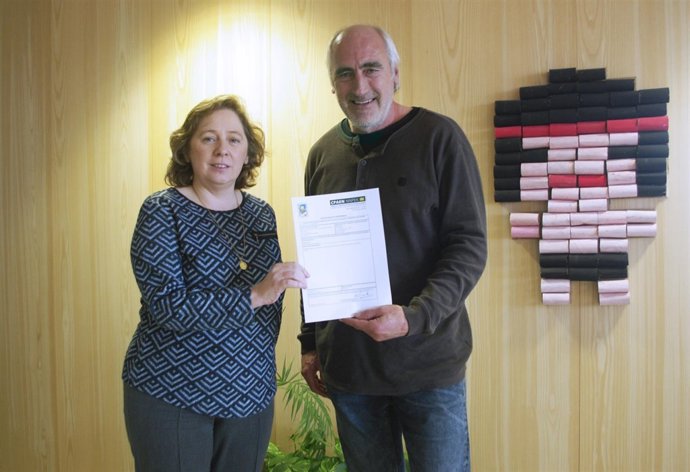 La consejera Elizalde y Edorta Lezaun