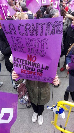 Imagen de uno de los carteles de la huelga feminista