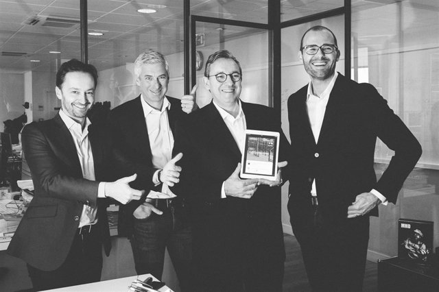 Patrick de Nonneville, Marc Sebag, Grégoire de Lestapis y Olivier Goy