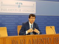 Cs descarta sumarse al acuerdo de financiación: "A otros les preocupa más la foto que defender Andalucía"