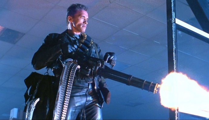 Arnold Schwarzenegger en Terminator 2: El jucio final (1991)