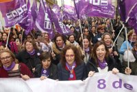 UGT y CCOO estiman un seguimiento superior al 60% de los paros matinales en Andalucía por el 8M