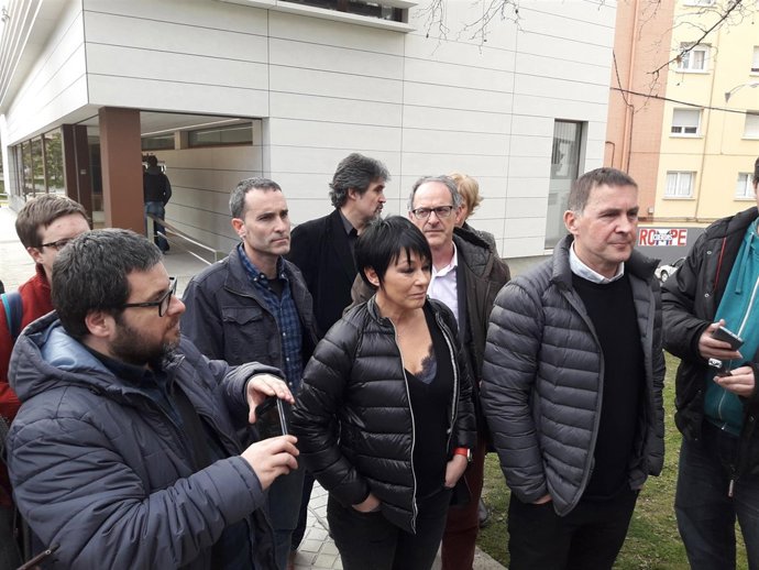 Arnaldo Otegi en Pamplona.