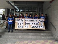 Ferrol acoge protestas, paros y actos institucionales en la jornada de paro feminista