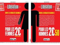 8M.- El diario francés 'Libération', 50 céntimos más caro para los hombres