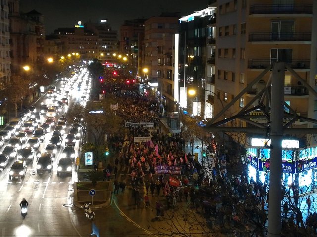 Manifestación En Palma Por El 8M
