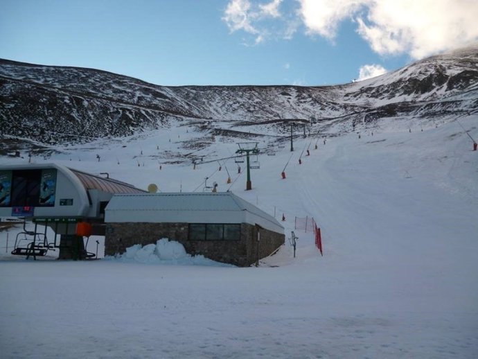 Valdezcaray con poca nieve