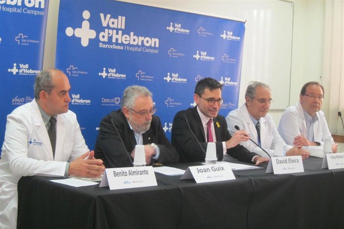 B.Almirante, J.Guix, D.Elvira, V.Martínez y T.Pumarola