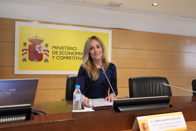 La secretaria general del Tesoro y Política Financiera, Emma Navarro