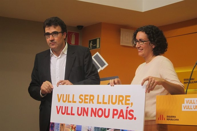 Luís Salvadó i Marta Rovira