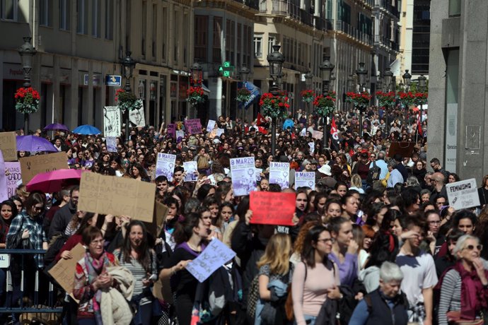Concentración 8 de marzo en Málaga 