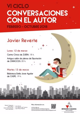Javier Reverte participa este lunes y martes en el ciclo literario de la DPZ