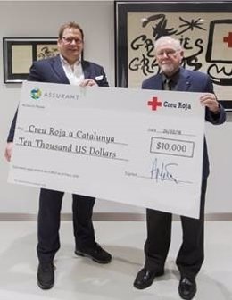 La Fundación Assurant dona 10.000 dólares a favor de Cruz Roja y su labor de luc