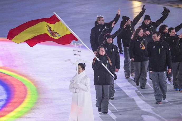 Astrid Fina abandera la delegación española en la Apertura de Pyeongchang 2018