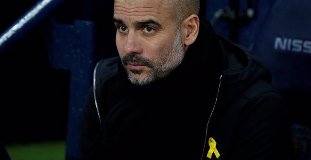 El entrenador del Manchester City Pep Guardiola