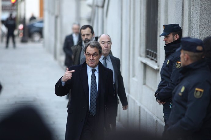 Artur Mas llega al Supremo para declarar por el procés