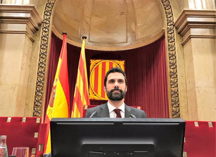 El president del Parlament de Catalunya, Roger Torrent