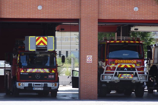 Bombero, coche de bomberos en Madrid