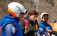 Lete visita al equipo paralímpico español en Pyeongchang