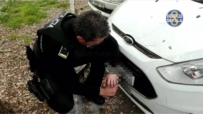 Localizado en Sevilla un vehículo robado en Francia en 2016