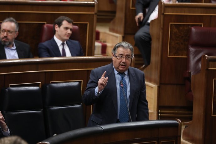 Juan Ignacio Zoido en la sessió de control al Govern al Congrés