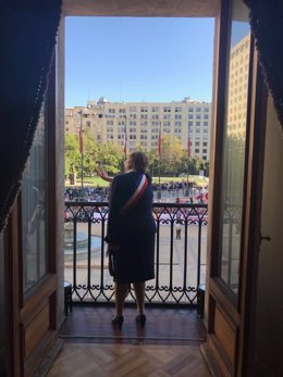 La presidenta saliente de Chile, Michelle Bachelet