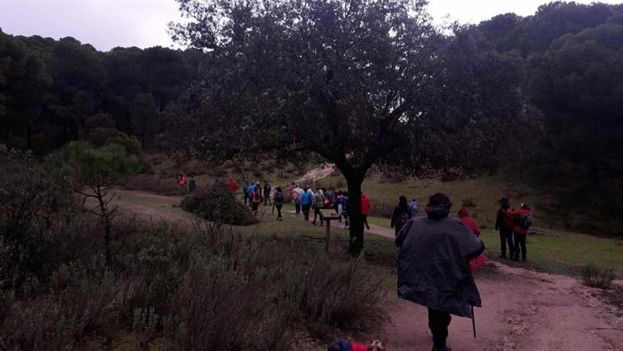 Marcha por apertura de vías pecuarias en la Sierra de Andújar