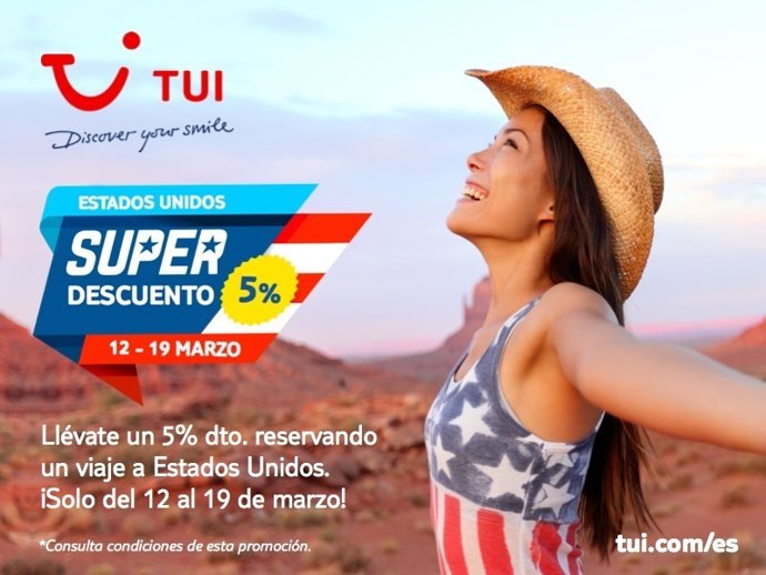 TUI Spain present la descuentos en 'La Semana de Estados Unidos'