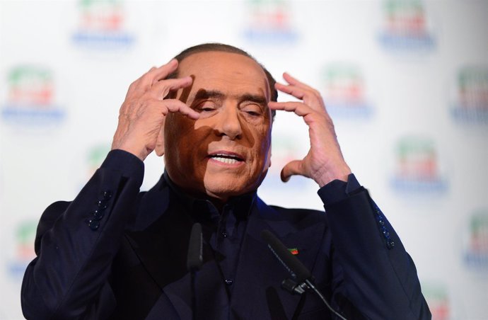 El líder del partido Forza Italia, Silvio Berlusconi