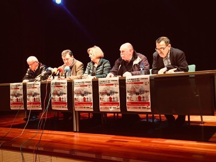 Bonifacio Arias, F. Asis, Dolores San Martin, Manuel Menéndez y Pepe Fuertes