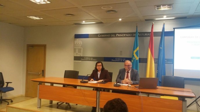 María Jesús Álvarez e Ibo Álvarez, en rueda de prensa