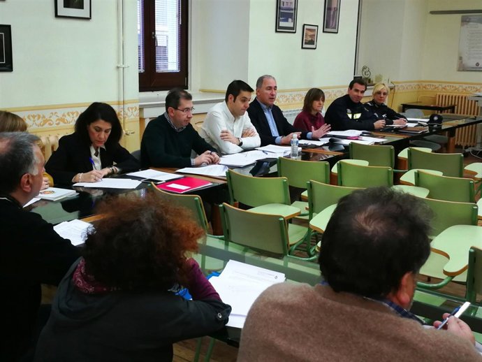 Reunión de la mesa de negociación en el Ayuntamiento de Valladolid
