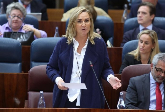 Rosalía Gonzalo en la Asamblea de Madrid