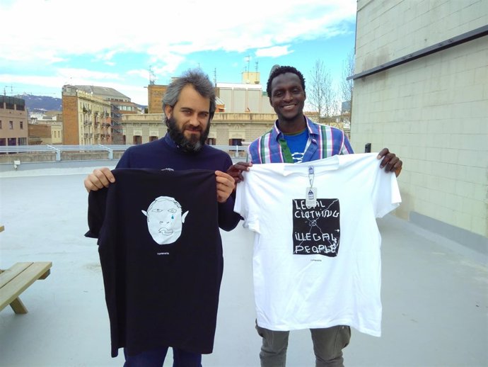 C.Palazzi (Playground Do) y L.Sarr (Top Manta)