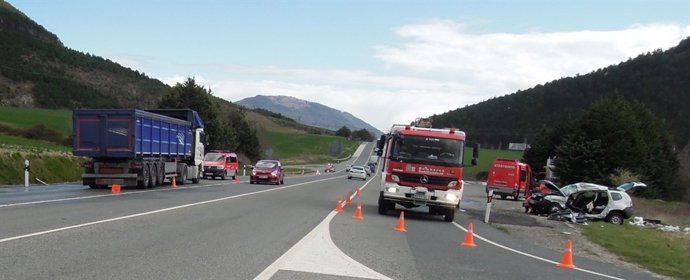 El accidente en Iza.