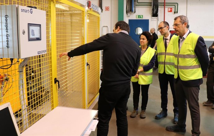 Markel Olano visita la cooperativa Goizper