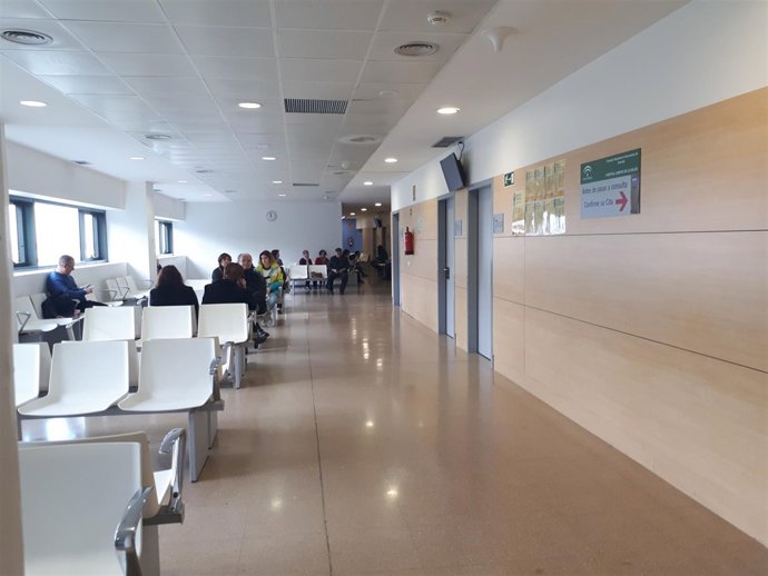Sala de espera de Oncología en el Hospital del Campus de la Salud