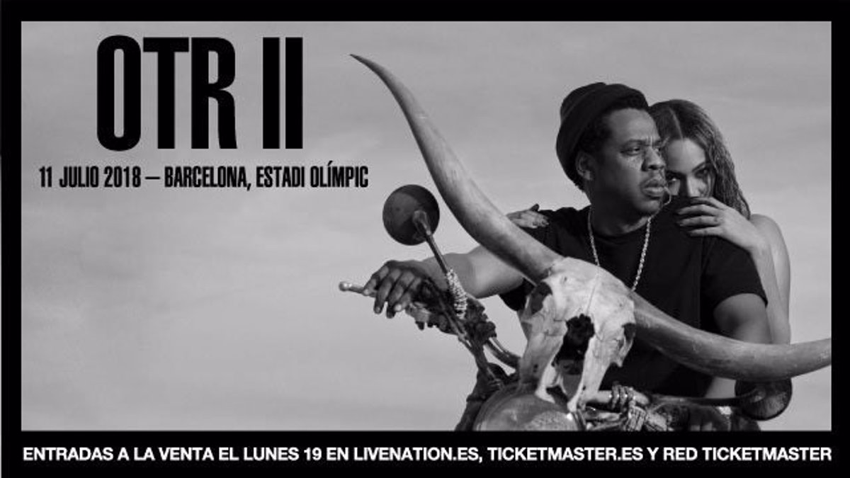 Jay-Z y Beyoncé actuarán el 11 de julio en el Estadio Olímpico de Barcelona