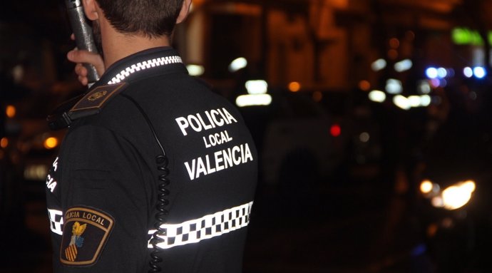 Imagen de archivo de agentes de la Policía Local de València