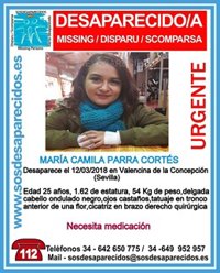 Buscan a una joven de 25 años desaparecida en Valencina de la Concepción (Sevilla)