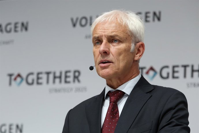 El presidente del grupo Volkswagen, Matthias Müller.
