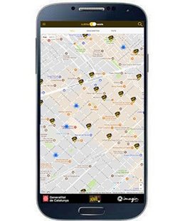 Servei de geolocalització de l 'app del Carnet Jove