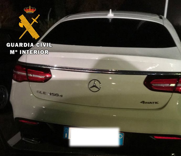 Todoterreno de lujo recuperado en Granada