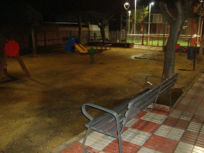 Parque en el que ocurrieron los hechos                               