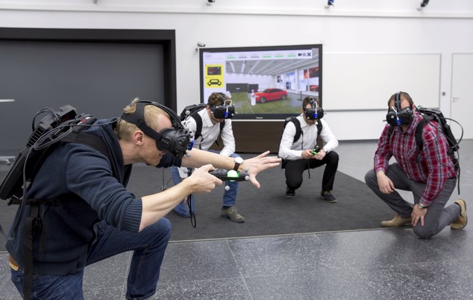 Holodeck de realidad virtual de Audi