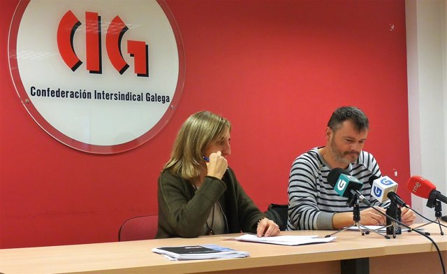 Presentación del balance sobre el mercado laboral gallego en 2017 por la CIG