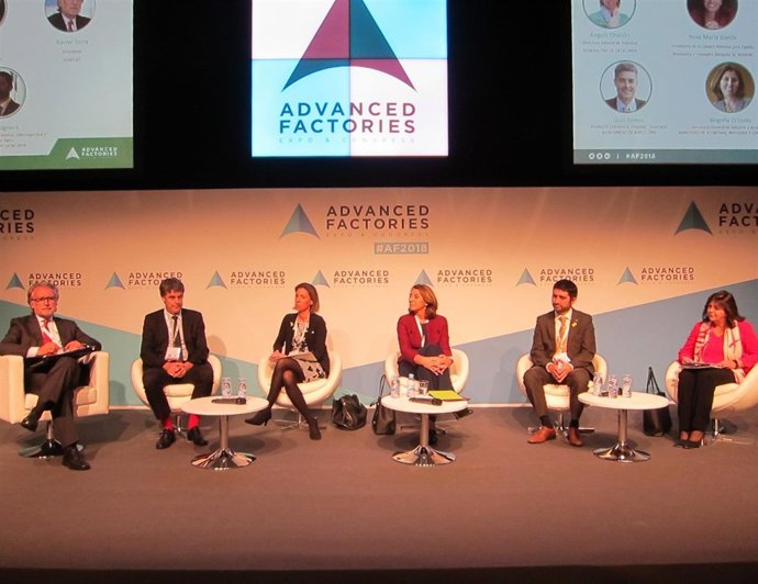 Sesión inaugural de la feria Advanced Factories de Barcelona
